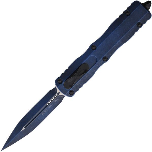 Microtech Dirac Delta D/E OTF Auto - Weathered Blue M390