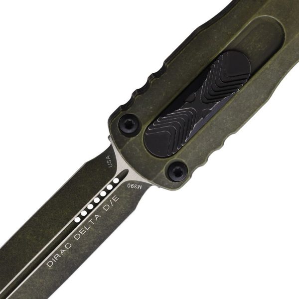 Microtech Dirac Delta D/E OTF Auto - Weathered Green