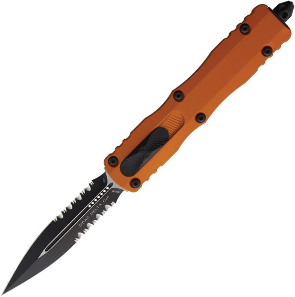 Microtech Dirac Delta D/E OTF Auto - Tangerine