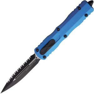 Microtech Auto Dirac Delta D/E OTF Blue Aluminum