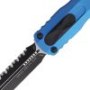 Microtech Auto Dirac Delta D/E OTF Blue Aluminum