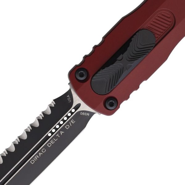 Microtech Auto Dirac Delta D/E OTF Merlot