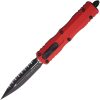 Microtech Dirac Delta D/E OTF Automatic Folding Knife Red 3.75" M390