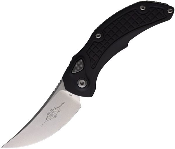 Microtech Auto Brachial Stonewash M390 Curved Blade
