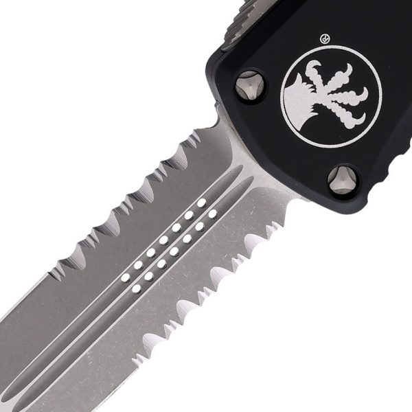 Microtech Hera D/E OTF Auto - Apocalyptic Serrated