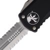 Microtech Hera D/E OTF Auto - Stonewash Serrated