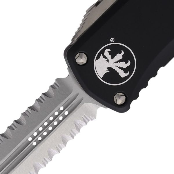 Microtech Hera D/E OTF Auto - Stonewash Serrated