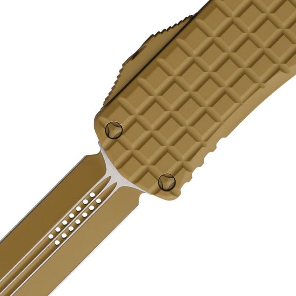 Microtech Auto Hera D/E OTF Tan Cerakote Dagger
