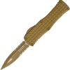 Microtech Auto Hera D/E OTF Tan Serrated