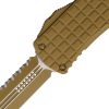 Microtech Auto Hera OTF Tan Serrated Dagger