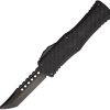 Microtech Auto Hera OTF Tanto - Carbon Fiber Shadow