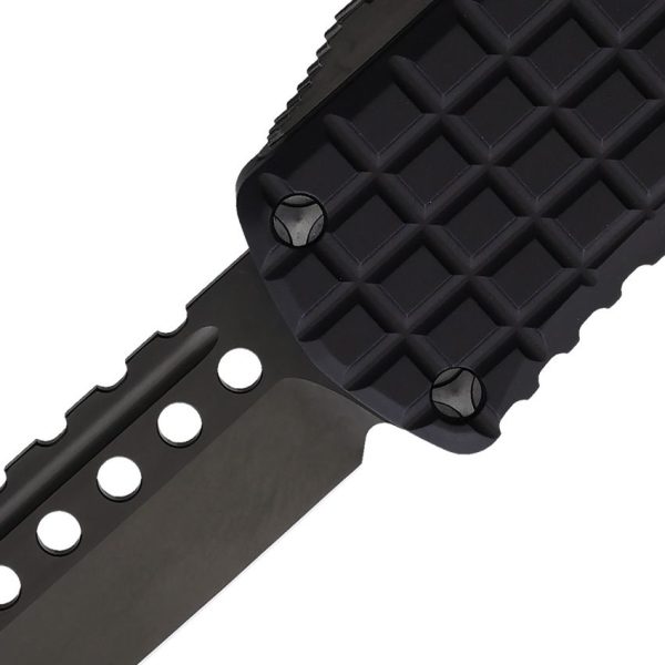 Microtech Auto Hera OTF DLC - Black Frag Aluminum