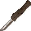 Microtech Auto Hera OTF Tanto - Brown Frag Handle