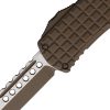 Microtech Auto Hera OTF Tanto - Brown Frag Handle