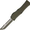 Microtech Auto Hera OTF Tanto - Green Frag Handle