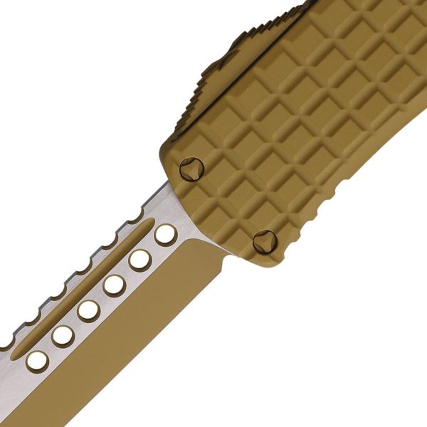 Microtech Auto Hera OTF Tanto - Coyote Tan Frag