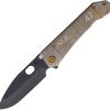 Medford 187 DP Framelock Tiger Folding Knife D2 Steel Titanium