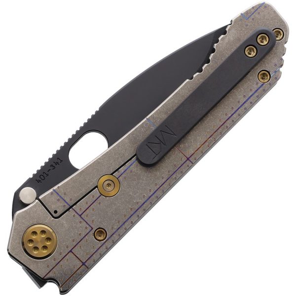 Medford 187 DP Framelock Tiger Folding Knife D2 Steel Titanium