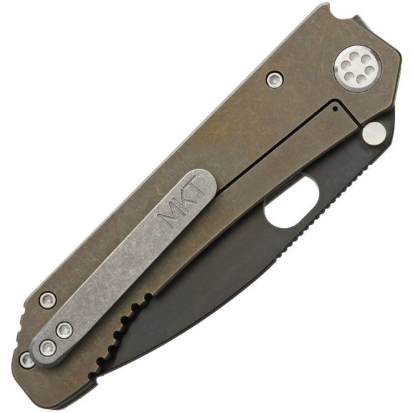 Medford 187 DP Framelock Folding Knife D2 Steel Titanium