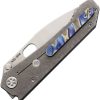 Medford 187 DP Framelock Tiger D2 Folding Knife Titanium