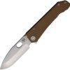 Medford Deployment Framelock D2 Folding Knife Coyote Brown