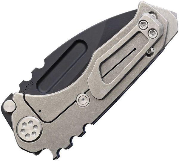 Medford Micro Praetorian Framelock Folding Knife CPM-3V Titanium
