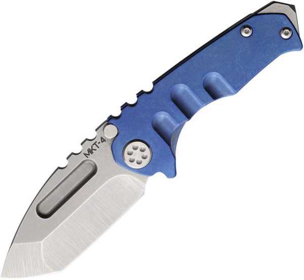 Medford Micro T Framelock Blue S45VN Folding Knife USA