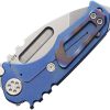 Medford Micro T Framelock Blue S45VN Folding Knife USA