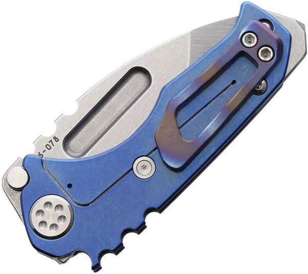 Medford Micro T Framelock Blue S45VN Folding Knife USA