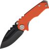 MD009SPD11TM.jpg Medford Micro Prag Framelock Folding Knife Orange G10 3" S35VN