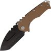 MD011SPT09TM.jpg Medford Praetorian G Framelock S35VN Tanto Folding Knife Coyote