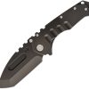 Medford Praetorian Framelock Folding Knife S35VN Tanto Black