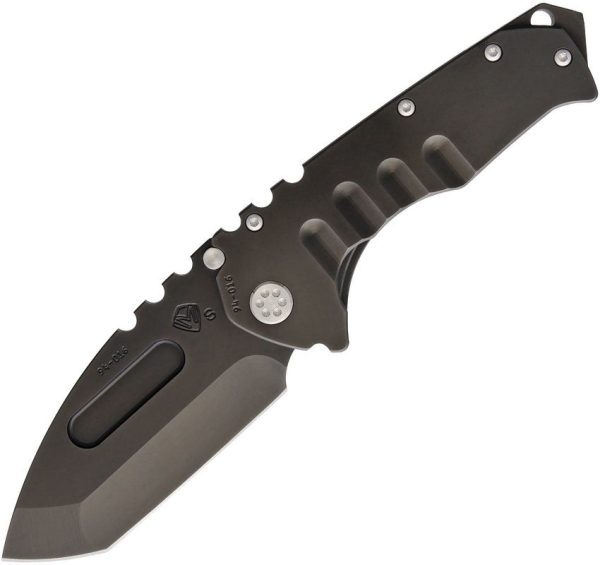 Medford Praetorian Framelock Folding Knife S35VN Tanto Black