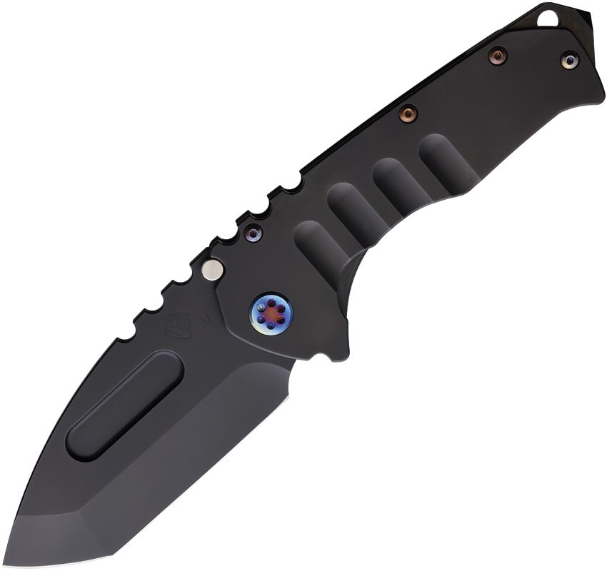 Medford Praetorian T Framelock Folding Knife 3.75" CPM-20CV Tanto Black