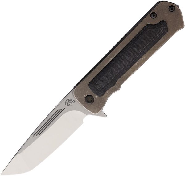 Medford TFF-4 Framelock Tanto S45VN Folding Knife Black