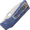 Medford TFF-1 Framelock S45VN Blue Titanium Folding Knife