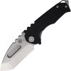 MD0284TT07TM.jpg Medford Genesis G Framelock S45VN Tanto Folding Knife Black