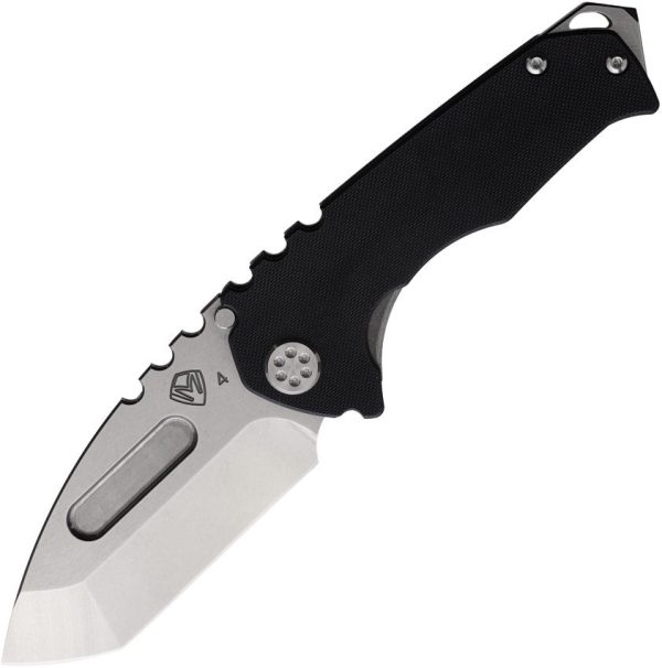 MD0284TT07TM.jpg Medford Genesis G Framelock S45VN Tanto Folding Knife Black