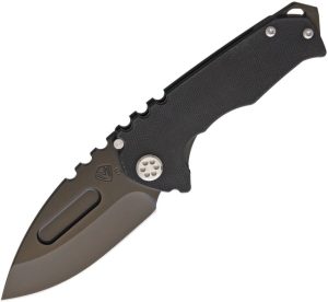 MD028SPD08PV.jpg Medford Praetorian G S35VN Folding Knife Black 3.25" Blade
