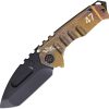 MD0293PT36A1.jpg Medford Genesis T Framelock CPM-3V Tanto Titanium Folding Knife