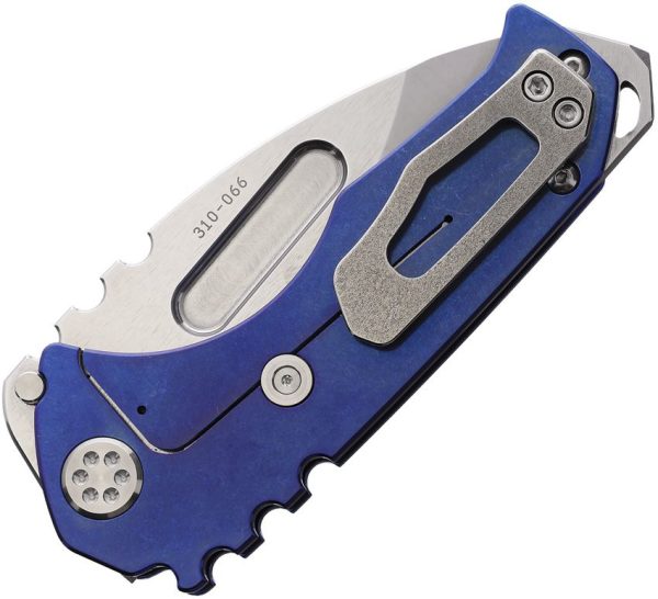 Medford Genesis T Framelock Blue S45VN Folding Knife USA