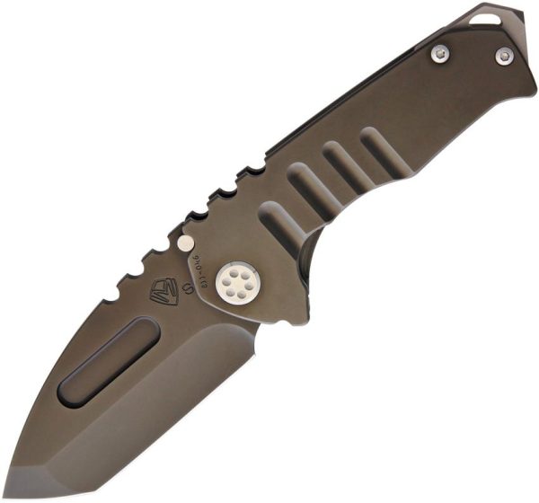 MD029SPT30PV.jpg Medford Pram T Framelock Folding Knife S35VN Tanto Black