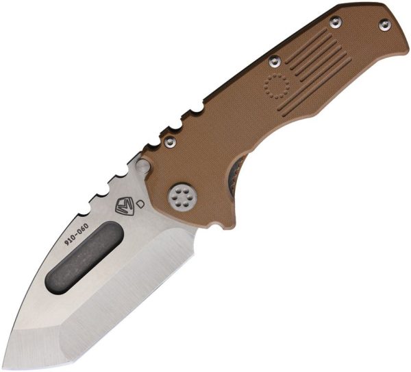 Medford Praetorian Linerlock Coyote Tan D2 Folding Knife