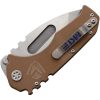 Medford Praetorian Linerlock Coyote Tan D2 Folding Knife