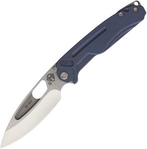 MD031STQ37A2.jpg Medford Infraction Framelock S35VN Blue Titanium Folding Knife