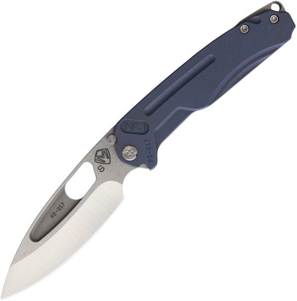 Medford Infraction Framelock S35VN Blue Titanium Folding Knife