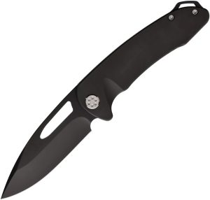MD0384PQ30PV.jpg Medford On Belay Framelock Black S45VN Folding Knife USA