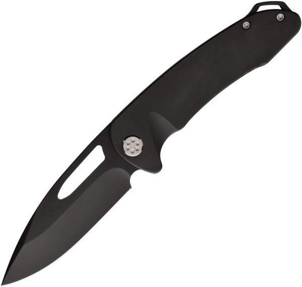 MD0384PQ30PV.jpg Medford On Belay Framelock Black S45VN Folding Knife USA