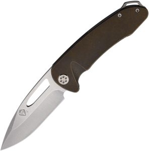 MD0384TQ36A1.jpg Medford On Belay Framelock Bronze S45VN Folding Knife USA