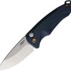 MD0394TQ44AU.jpg Medford Smooth Criminal Button Lock Folding Knife S45VN Blue